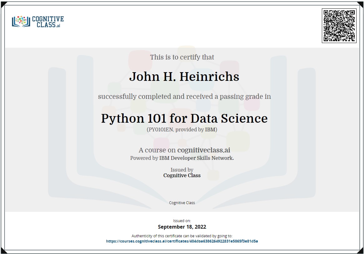 Python 101 for Data Science